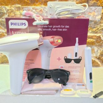 دستگاه لیزر خانگی شات نامحدود Philips Lumea IPL مدل 2025 سیستم خنک‌کننده پوست سنسور تشخیص تماس با پوست