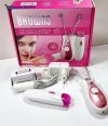پک اپیلاتور و موکن نخی براونس دوکاره شارژی هدیه عروس مدل:BS-356